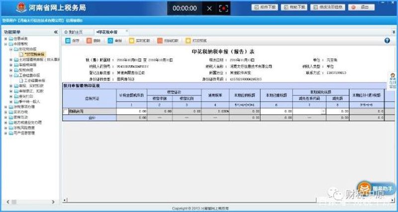 纳税申报系统